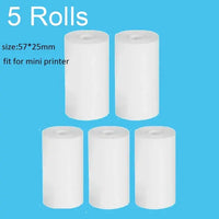 5Pcs White Paper