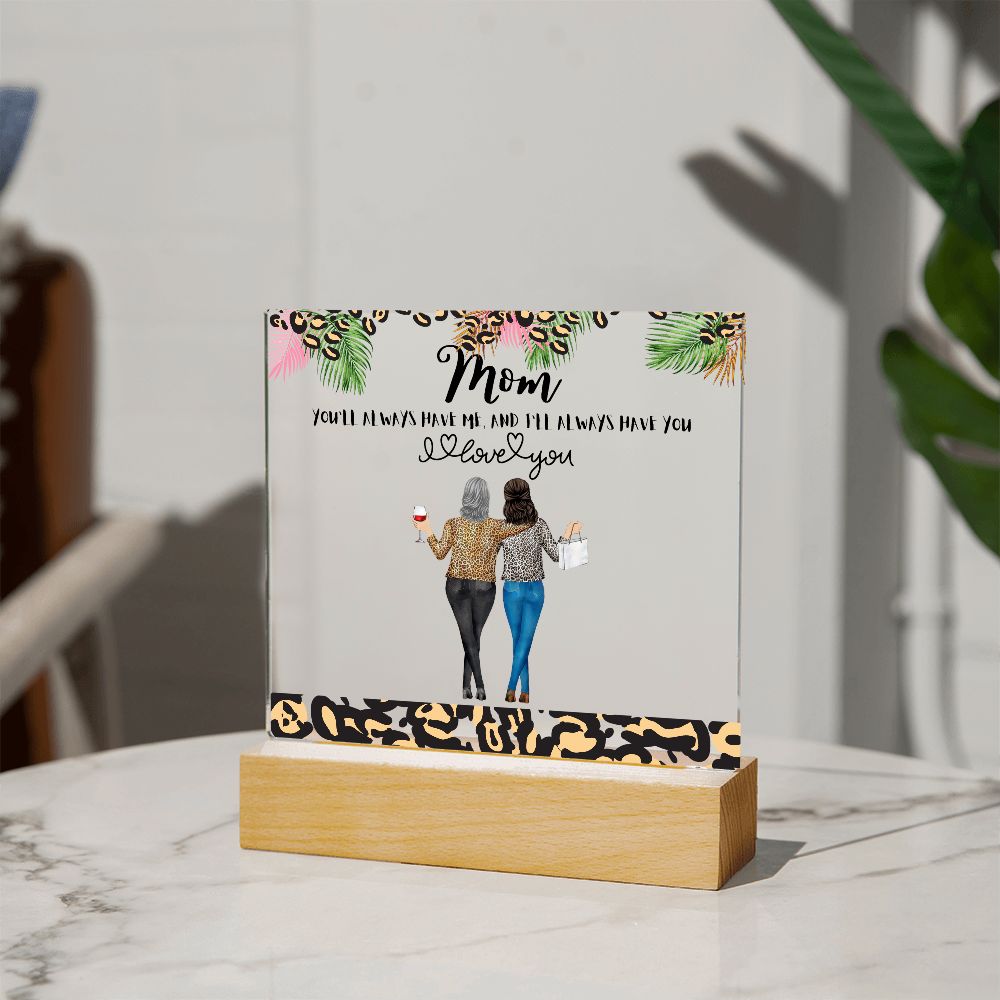 Mothers And Daughters - Personalized Acrylic Plaque - Mother's Day, Birthday Gift For Mother, Mom, Mama, Grandma