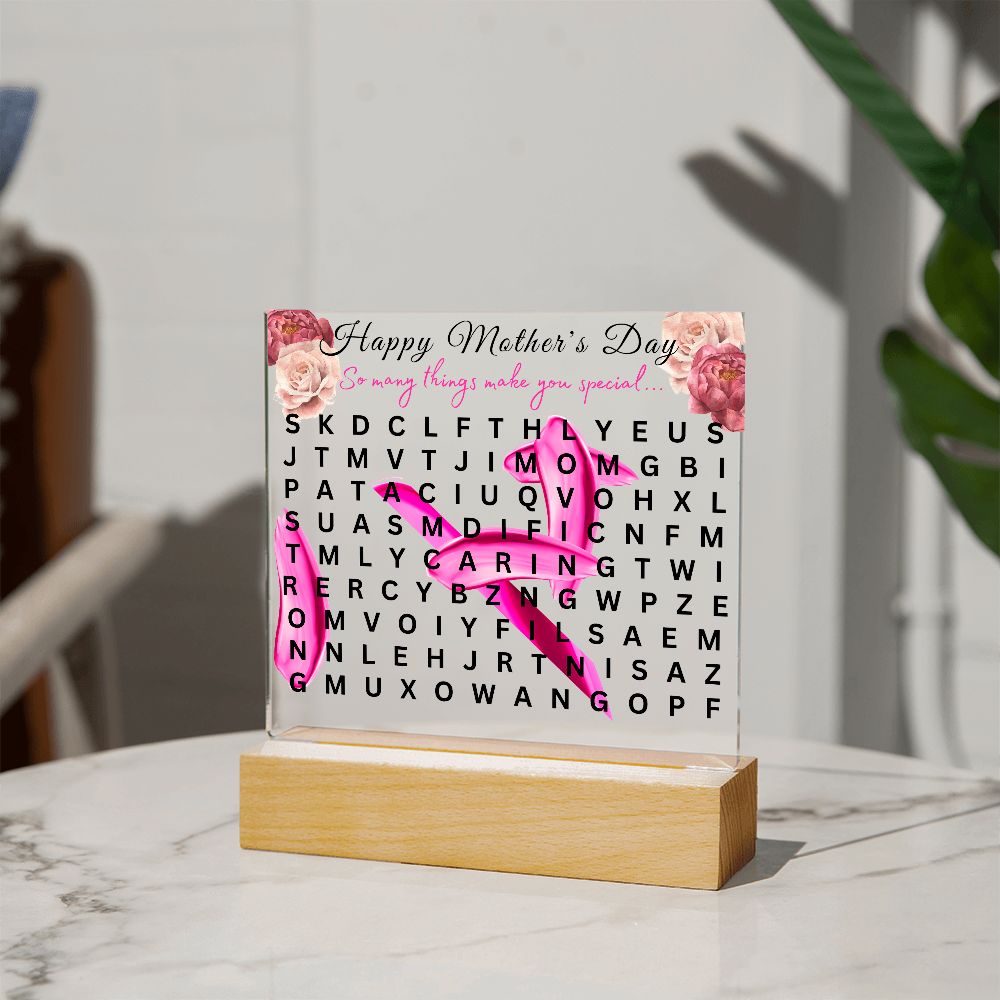 Happy Mother's Day Crossword Puzzle