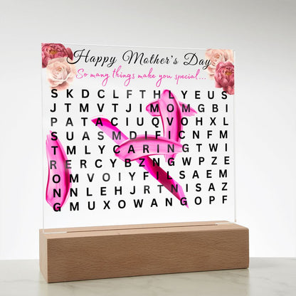 Happy Mother's Day Crossword Puzzle