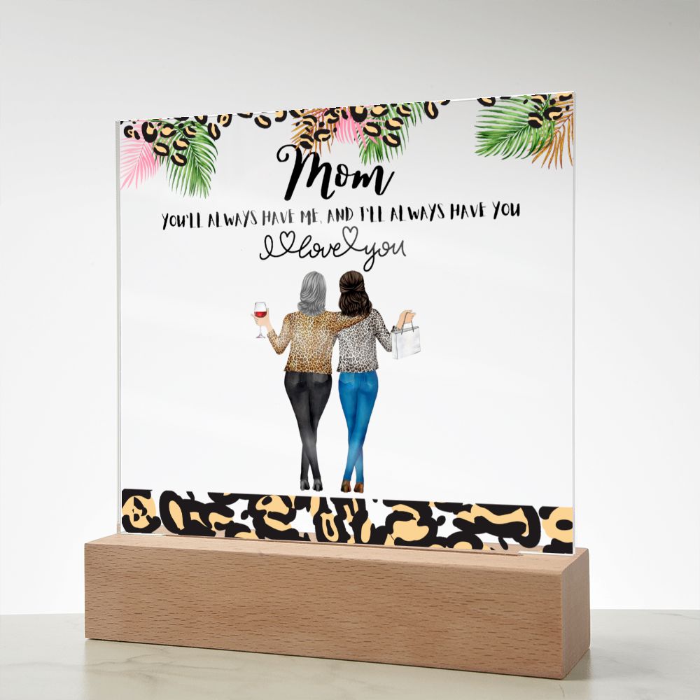 Mothers And Daughters - Personalized Acrylic Plaque - Mother's Day, Birthday Gift For Mother, Mom, Mama, Grandma