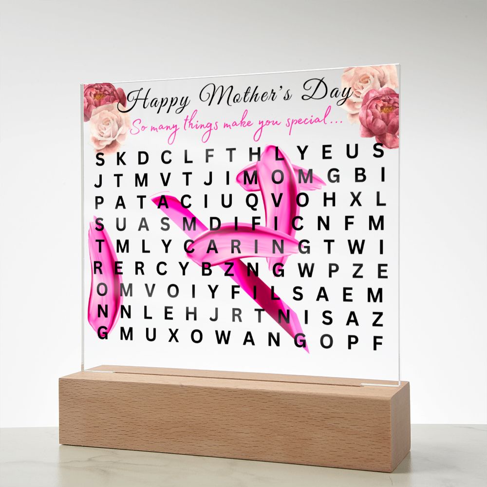 Happy Mother's Day Crossword Puzzle