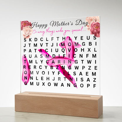 Happy Mother's Day Crossword Puzzle