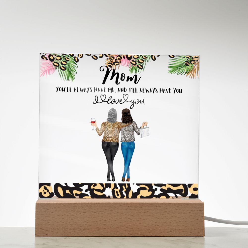 Mothers And Daughters - Personalized Acrylic Plaque - Mother's Day, Birthday Gift For Mother, Mom, Mama, Grandma