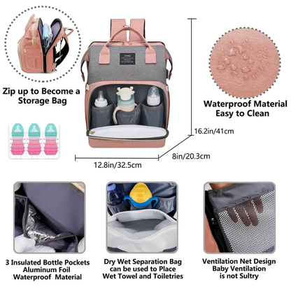 🌟 Mommy's Ultimate Diaper Bag Backpack! 🌟