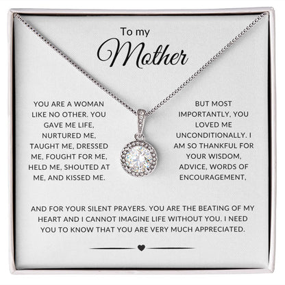 To my Mother Eternal Hope Necklace | Mother's Day Necklace