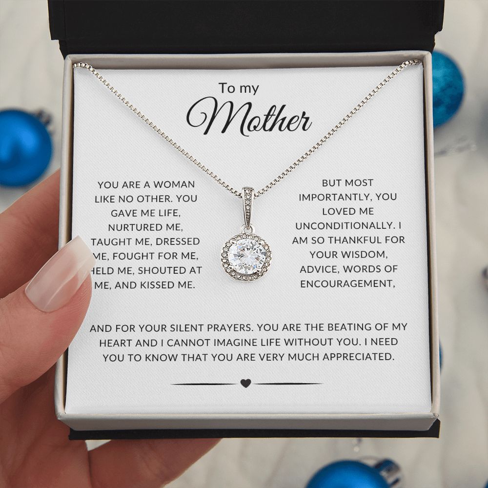 To my Mother Eternal Hope Necklace | Mother's Day Necklace