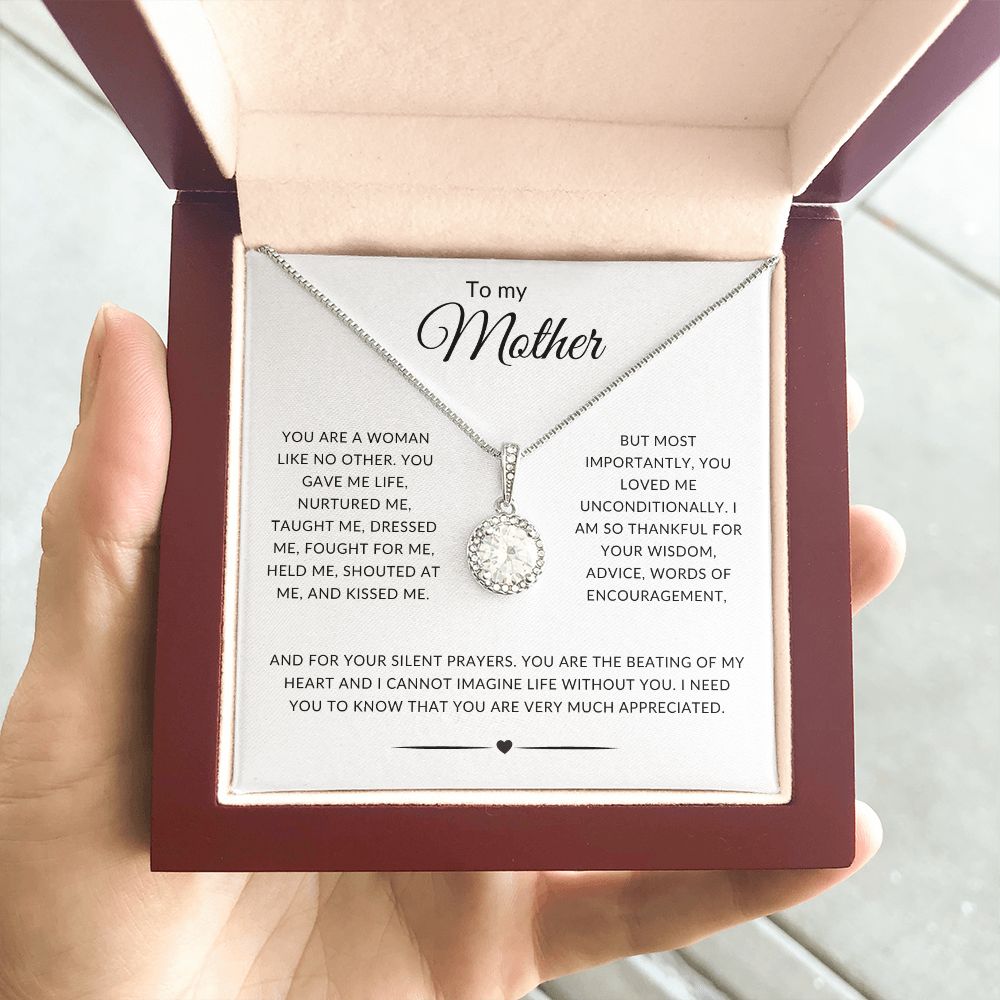 To my Mother Eternal Hope Necklace | Mother's Day Necklace