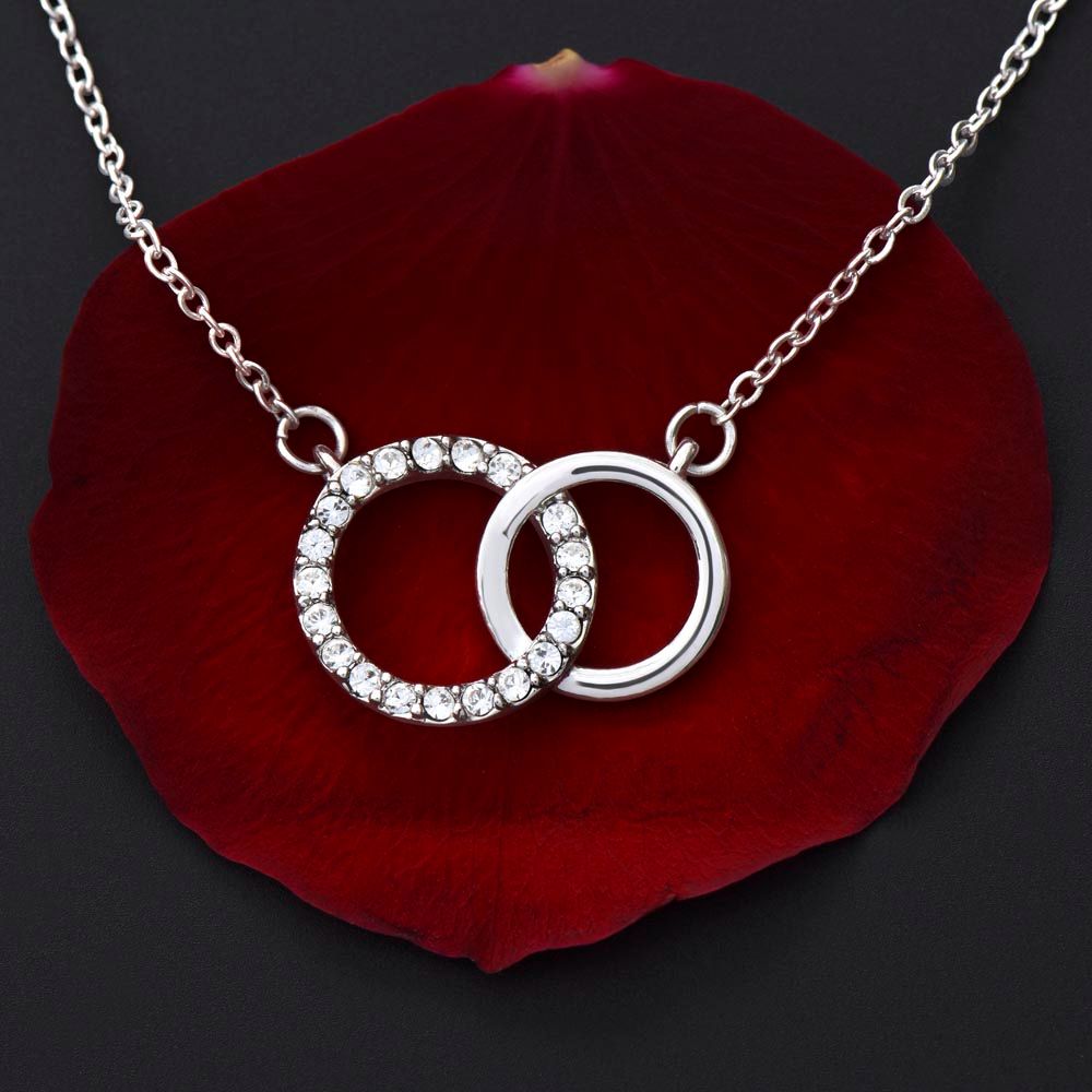 To My Smokin' Hot Soulmate/Love you Forever | Perfect Pair Necklace (White Gold)